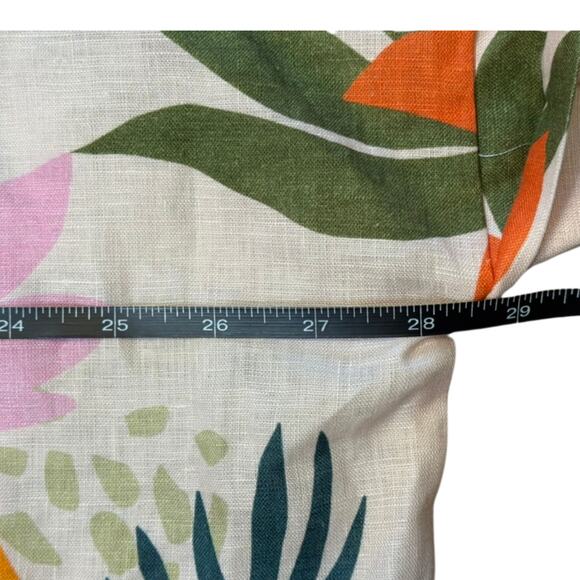 Stone Fox Swim Nirvana Oversized Linen Shirt Haiku Print XS/S - Picture 7 of 8